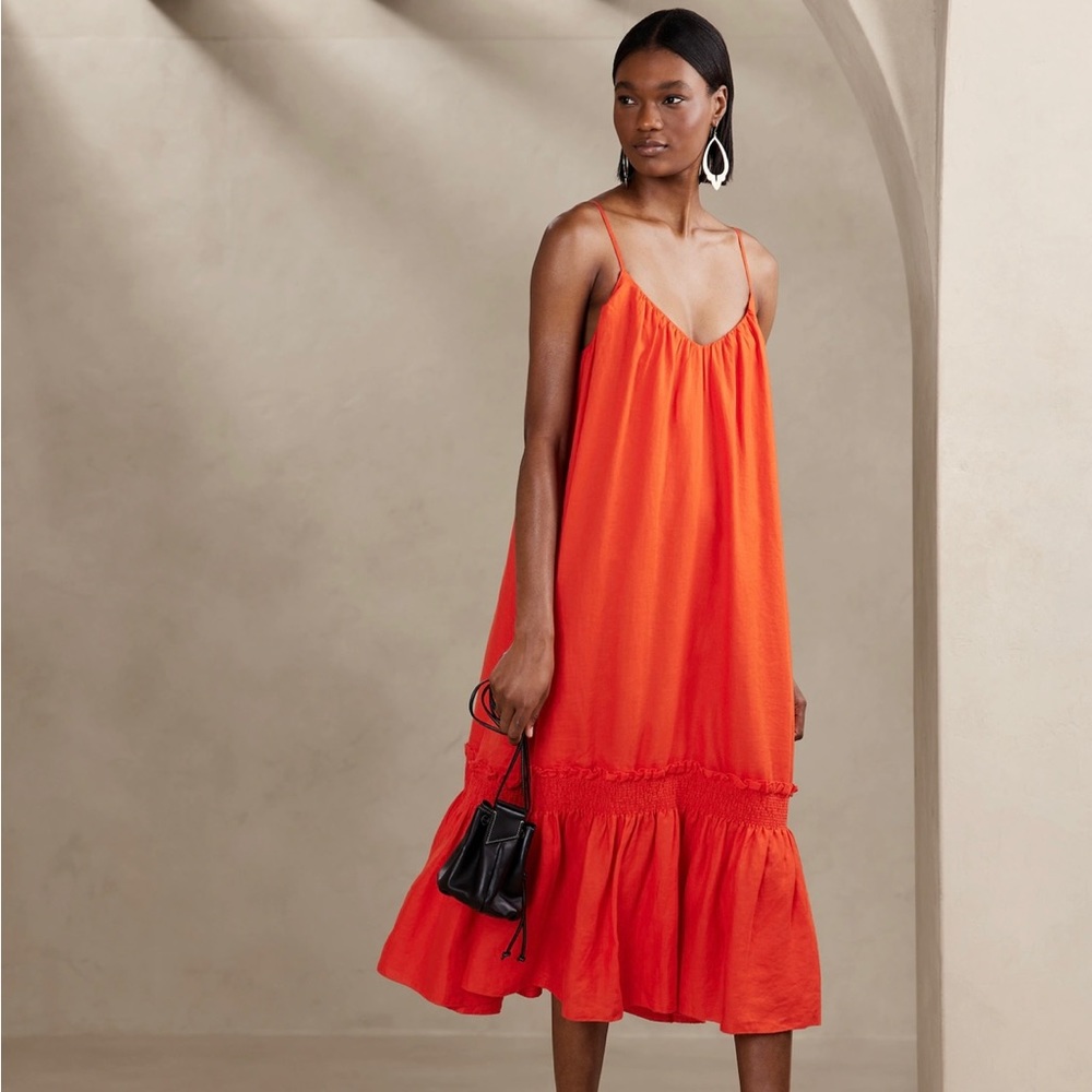 Banana Republic Charlize linen dress.